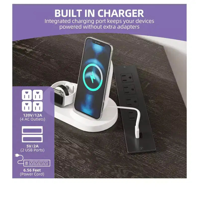 Meuble TV avec support pour téléviseur de 70 pouces, meuble de divertissement d'angle avec portes coulissantes de style grange et prise de courant, table console multimédia pour salon